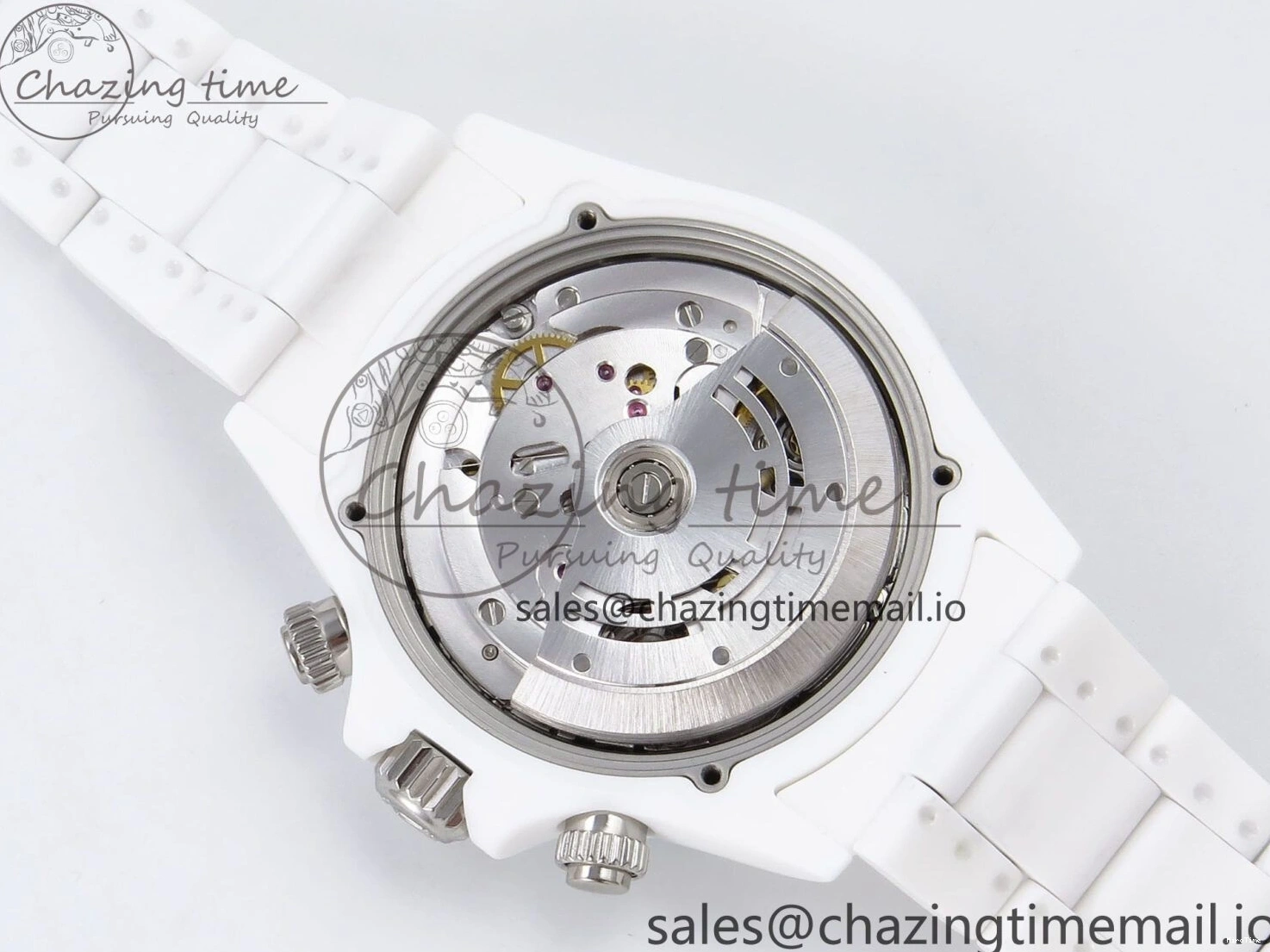 MiroTime 0319 Daytona AET White Ceramic Case and Bracelet Black Dial N6F Best Edition SA Seasonal 1195